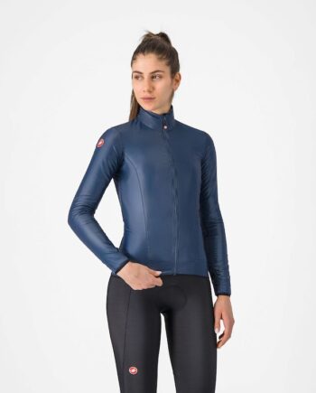 Castelli Aria Women   Shell Jacket Cykeljakke Dame Belgian Blue Xs