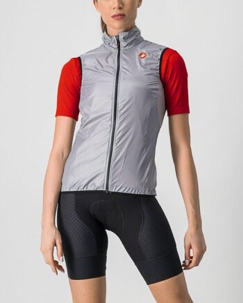 Castelli Aria Women   Vest Cykelvest Dame Silver Gray