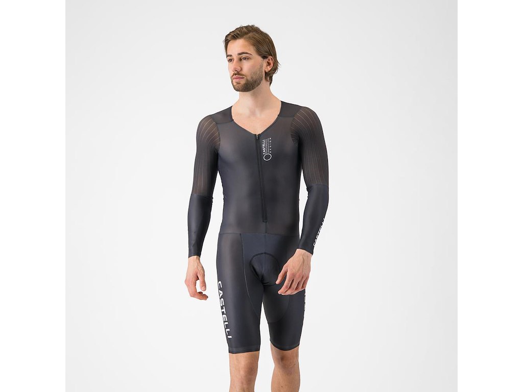 Castelli Body Paint Tt Speedsuit Speedsuit Lange ærmer Herre Sort Xs