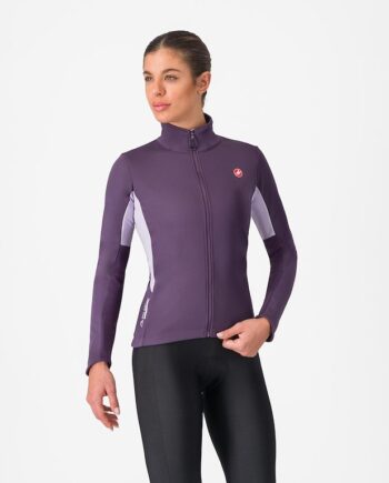 Castelli Entrata   Women   Jacket Cykeljakke Dame Night Shade Purple Mist