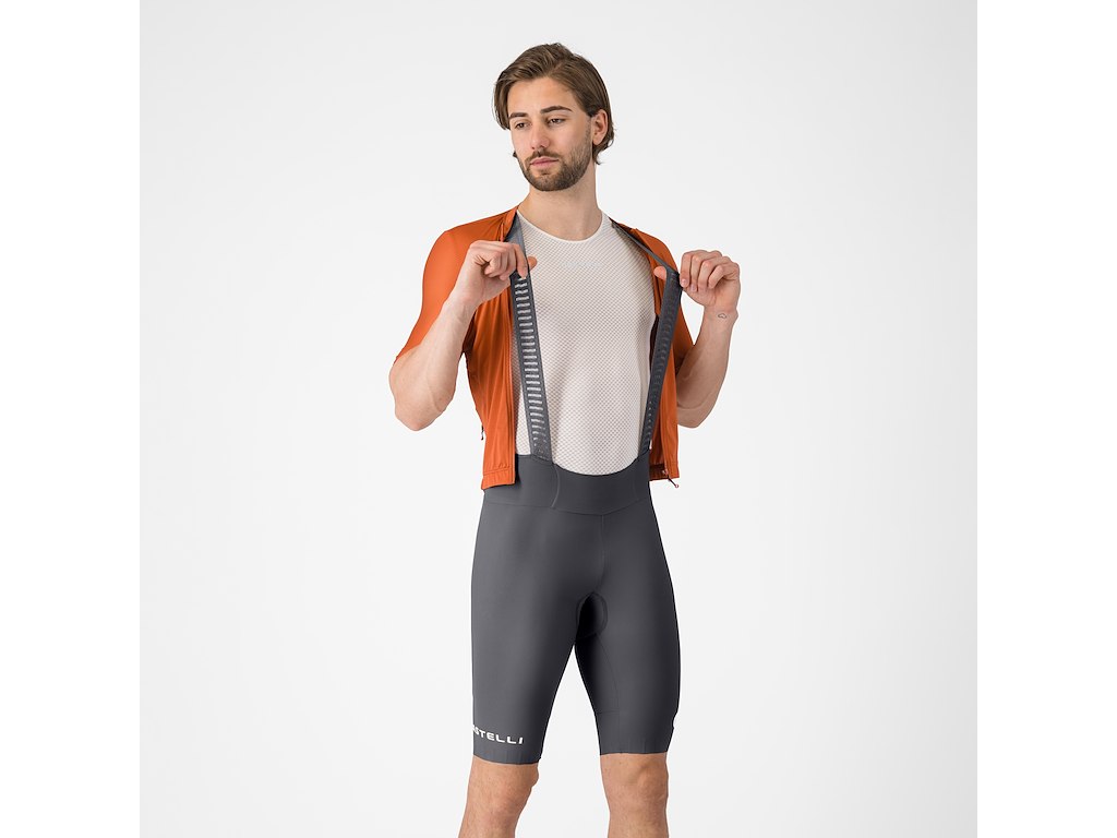 Castelli Espresso   Bibshort Cykelshorts   Pude Herre Smoky Gray Xs