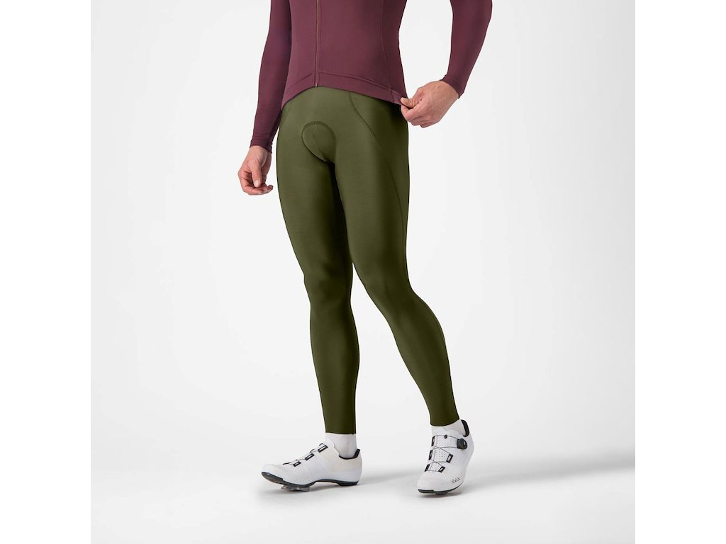 Castelli Espresso Bibtights Med Seler Deep Green Herre