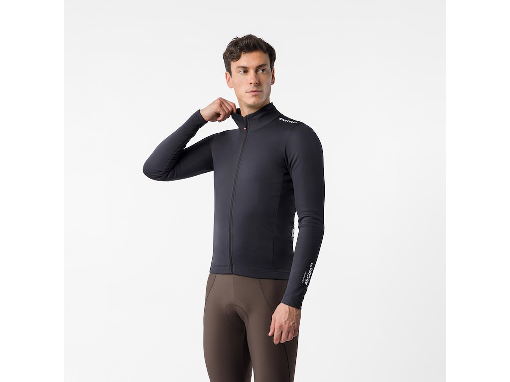 Castelli Espresso   Jacket Cykeljakke Herre Sort Str  Xs
