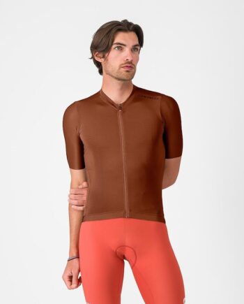 Castelli Espresso   Jersey Cykeltrøje Korte ærmer Herre Deep Mocha Xs