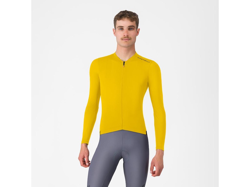 Castelli Espresso   Ls Jersey Cykeltrøje Lange ærmer Herre Mango Mojito