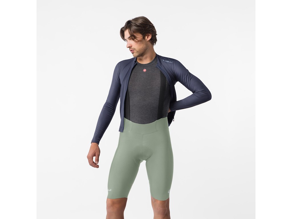 Castelli Espresso Thermal Bibshorts Cykelshorts Pude Herre Shadow Str