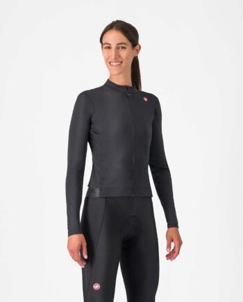 Castelli Espresso Thermal Women   Jacket Cykeljakke Dame Light Black Xs