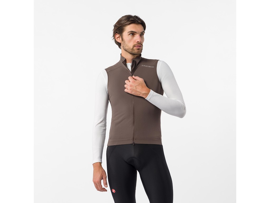 Castelli Espresso Vest Cykelvest Herre Chestnut Str