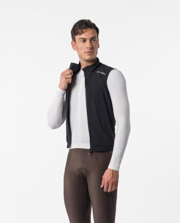 Castelli Espresso   Vest Cykelvest Herre Sort Hvid Str