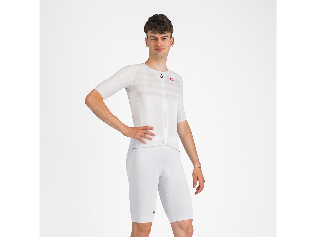 Castelli Free Aero Race   Bibshorts Hvid Herre