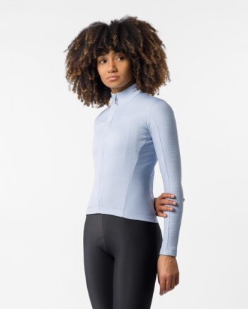 Castelli Sfida   Jersey Cykeltrøje Lange ærmer Dame Steel Fade Str