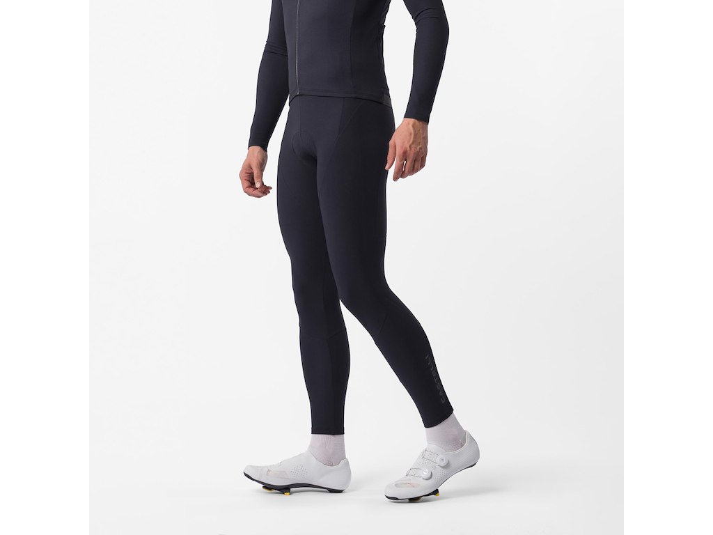 Castelli Thermowoven Bibtights Cykelbukser   Pude Herre Sort Str