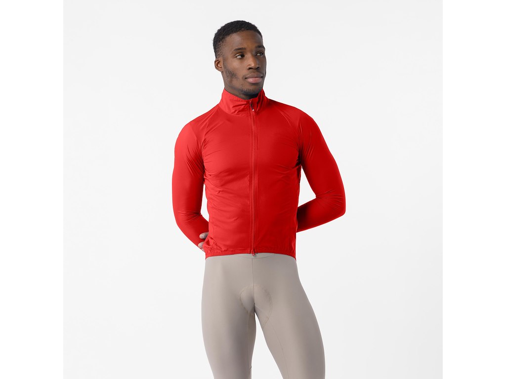 Castelli Transition Air Jacket Cykeljakke Herre Rich Red Str