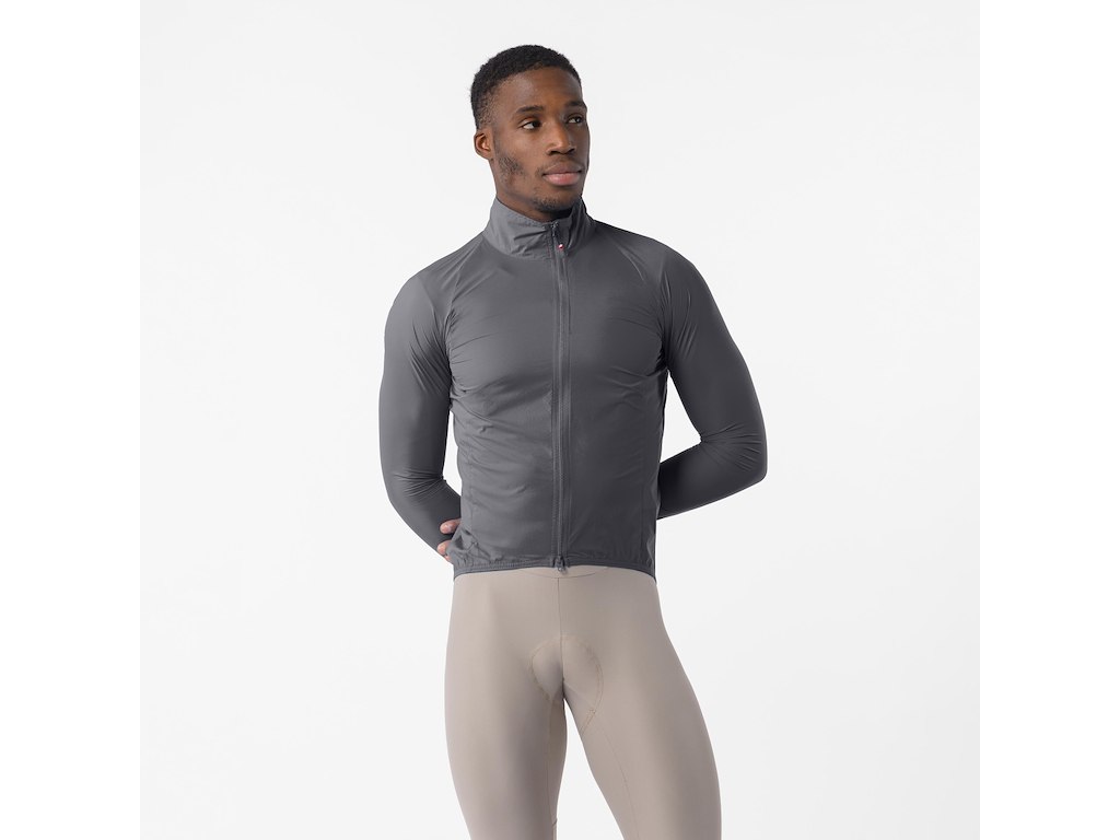 Castelli Transition Air Jacket Cykeljakke Herre Smoky Gray Str  Xs