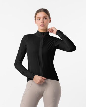 Castelli Transition Air Womens Jacket Cykeljakke Dame Sort Str