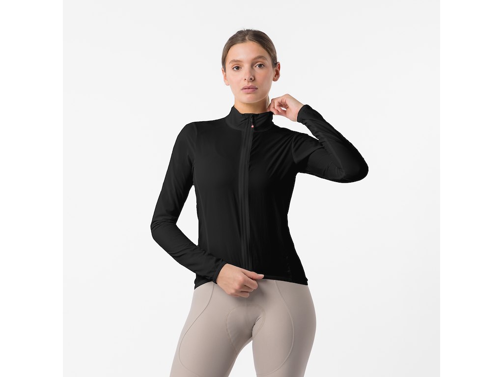 Castelli Transition Air Womens Jacket Cykeljakke Dame Sort Str