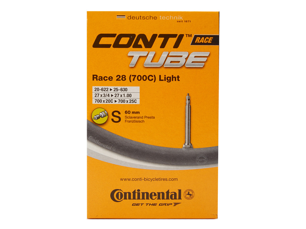 Continental Race 28 Light Cykelslange Str 700x20-25c 60 Mm Racerventil