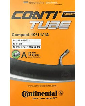 Continental 12       75       Slange Autoventil 34 Mm 45 Grader Quot