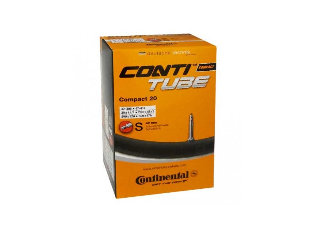 Continental 20 Slange 32 47-406 451 Med 42mm Presta Ventil Quot