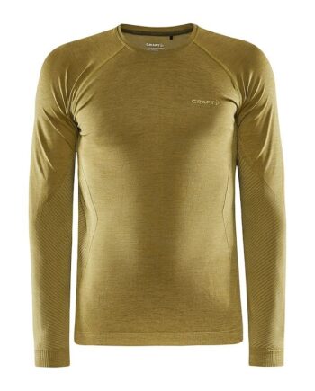 Craft Core Dry Active Comfort Langærmet Baselayer Gul  Størrelse: Small
