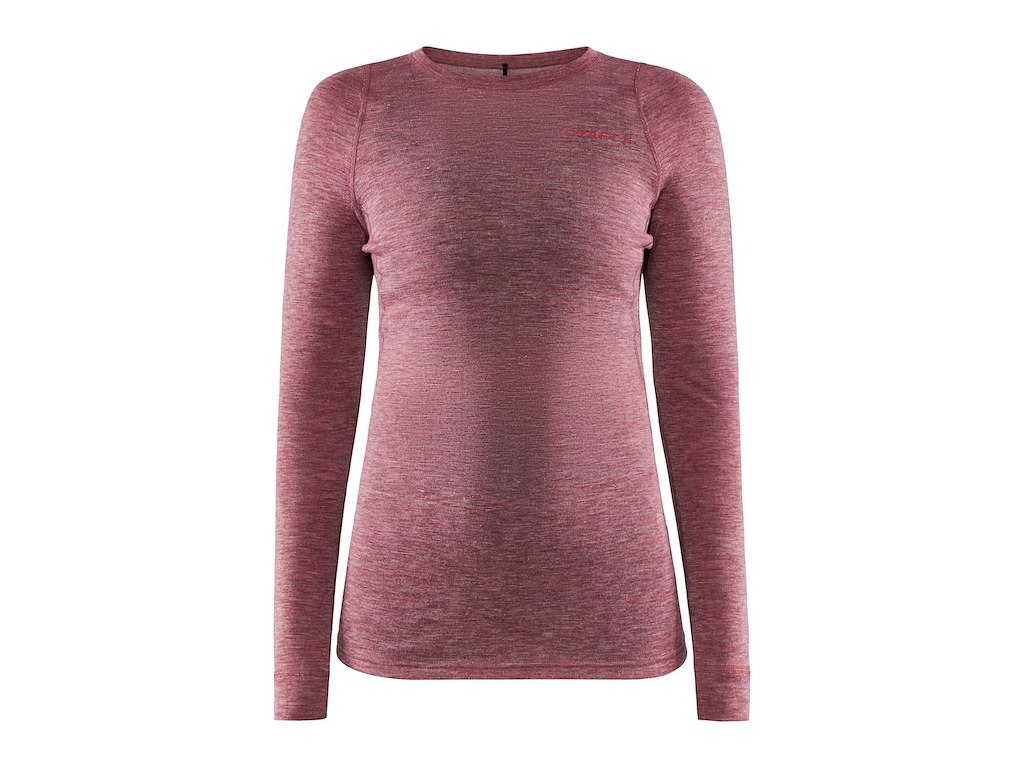 Craft Core Wool Merino Ls Tee Rose Størrelse