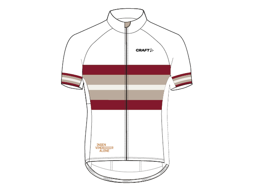 Craft Ebc     Aero Jersey Cykeltrøje Korte ærmer Herre Hvid Str