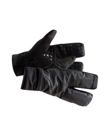 Craft Siberian Split Finger Handsker Sort  Størrelse:  -large