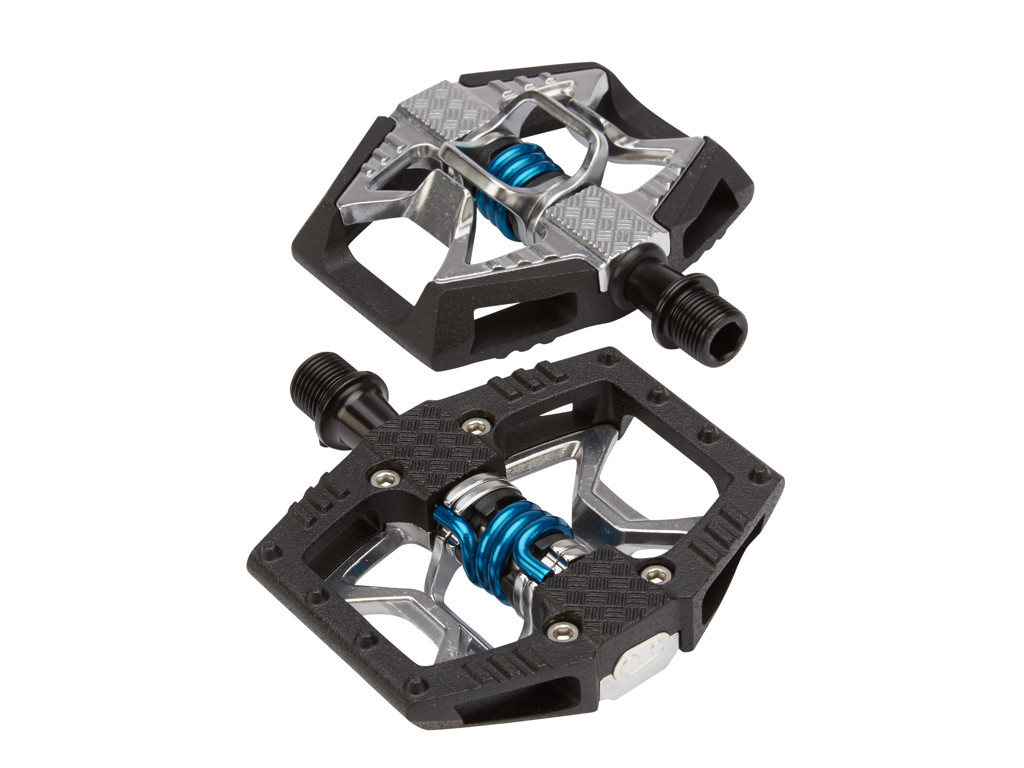 Crankbrothers Double Shot Mtb Kombipedal Grå Sort Blå
