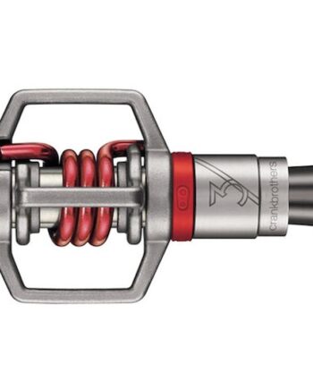 Crankbrothers Eggbeater   Sølv Rød