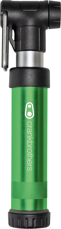 Crankbrothers Mini Håndpumpe Gem   100psi 7bar Grøn