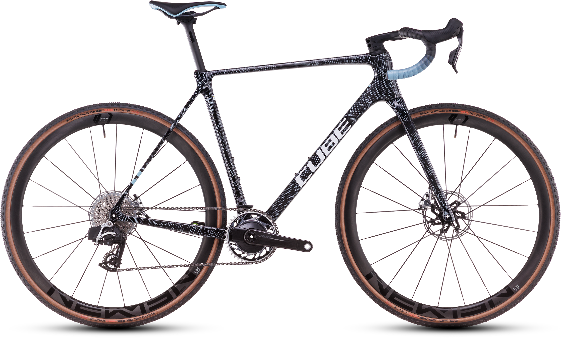 Cube Cross Racegravel  :68x Slt Matrixblack   Blue