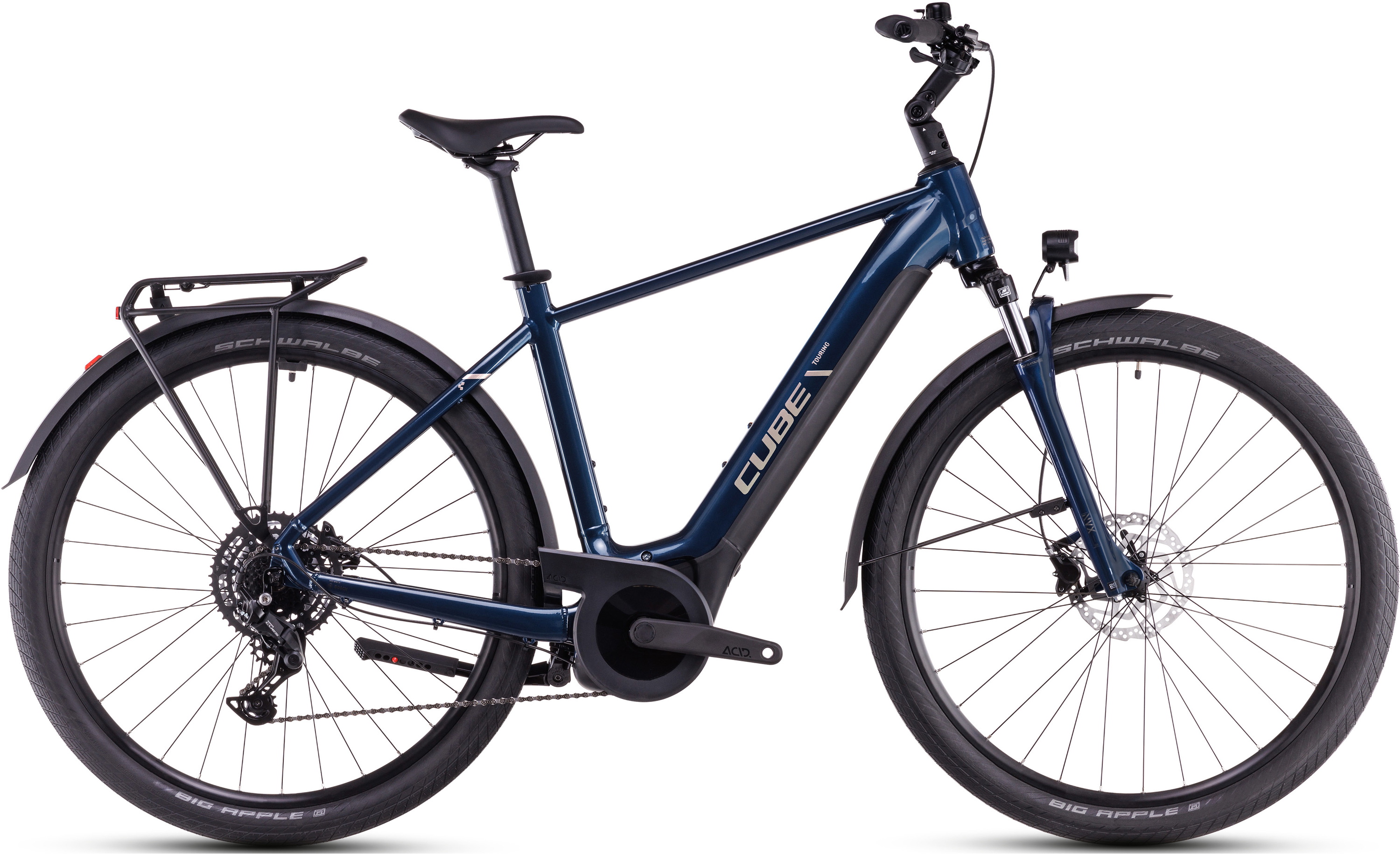 Cube Touring Hybrid One 500 Herre 2025 Deepsea  X27   Chrome