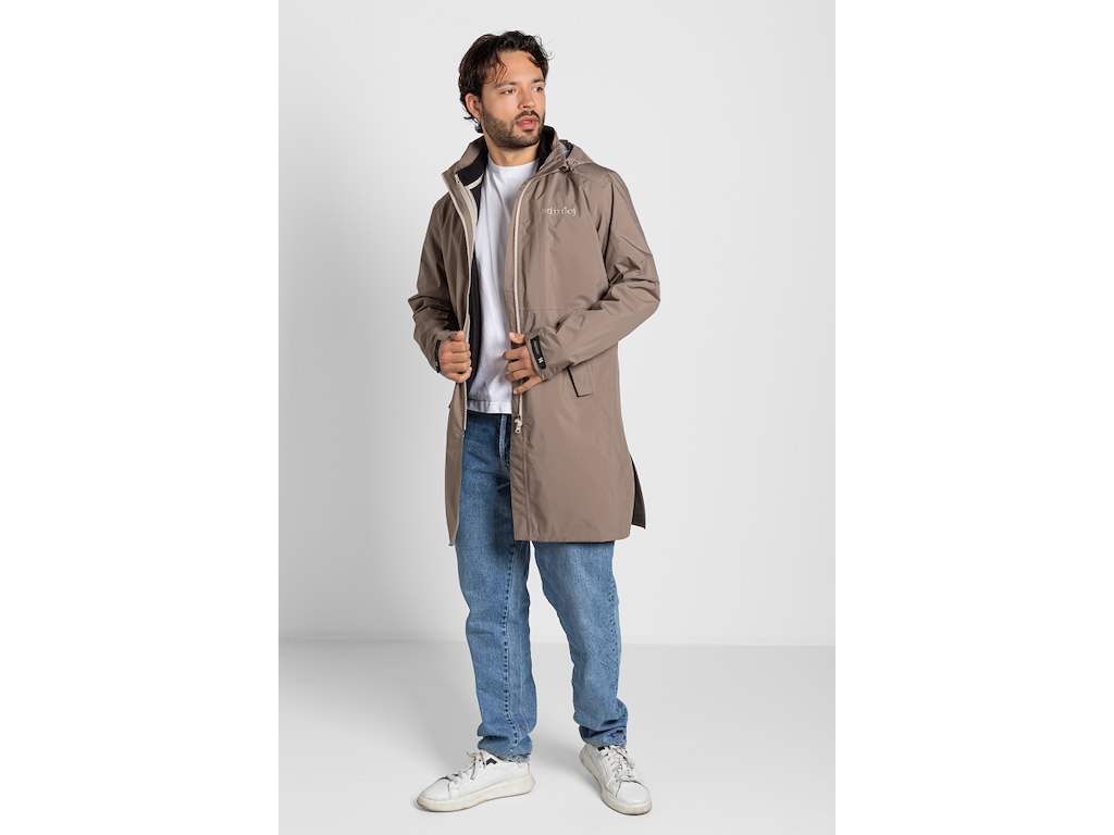 Dirtlej Weathershield Rain Coat Jakke Unisex Dark Dust  Str