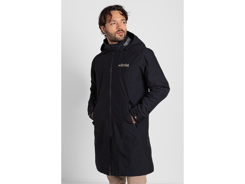 Dirtlej Weathershield Rain Coat Jakke Unisex Sort Str