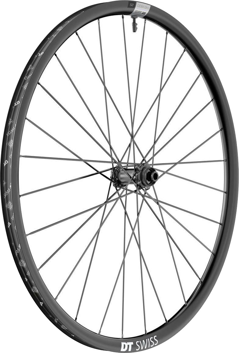 Dt Swiss Hg 1800 Spline 25 Forhjul 700c 12x110mm Center-lock Sort  -bike