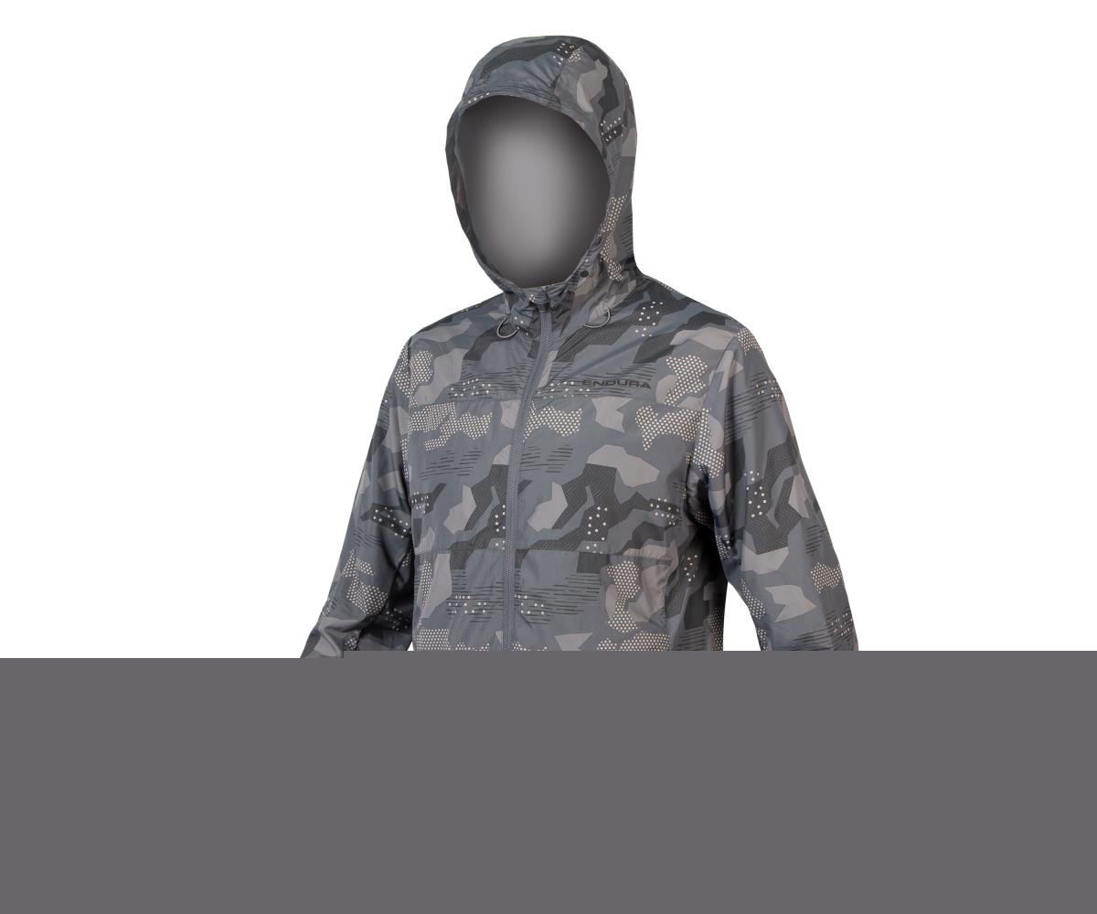 Endura Hummvee Windproof Shell Jacket Greycamo