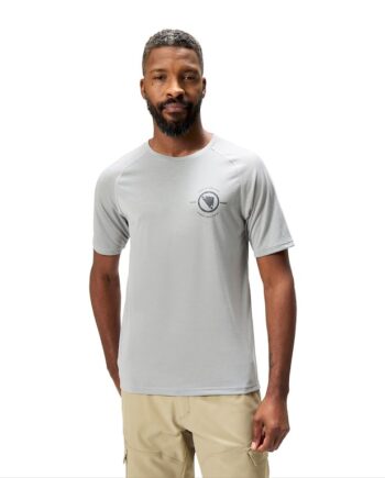 Endura Loop Tech Tee Cykeltrøje Korte ærmer Dreich Grey Str