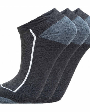 Endurance Boron Locut Strømper   Pak Black  Str  31 34