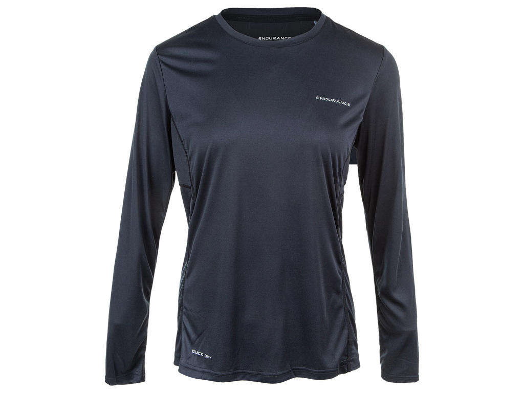 Endurance Milly -shirt Lange ærmer Dame Black Str 40