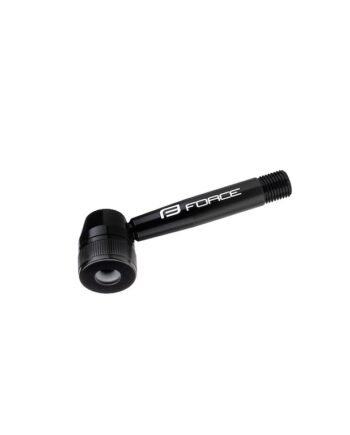 Force Aluminiums Adapter Presta Til Auto Ventil Til Pladehjul Sort