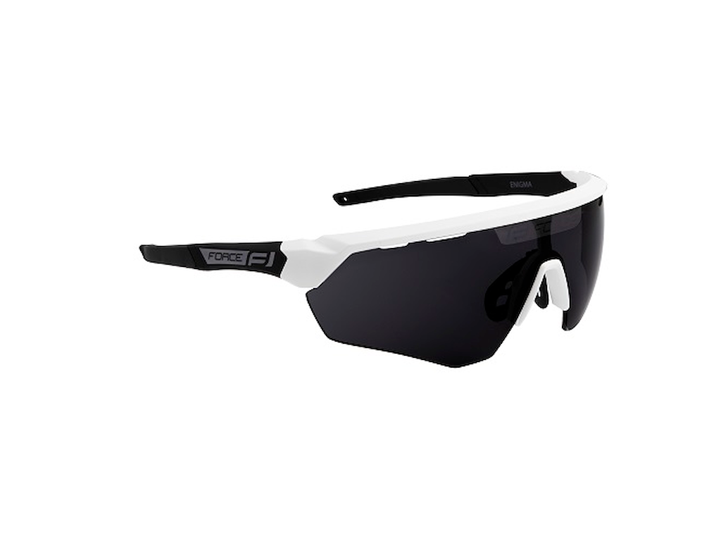 Force Enigma Cykelbriller Hvid Mat Sort