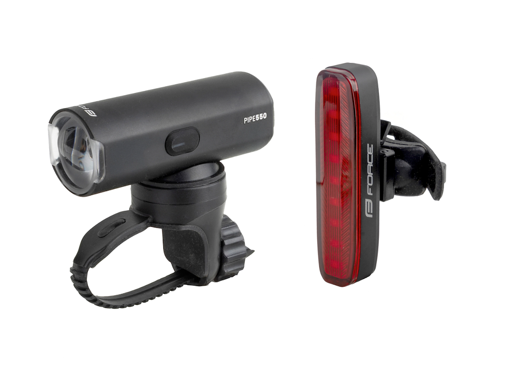 Force Pipe Lygtesæt Usb Opladelig 550 50 Lumen