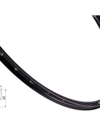 Force Xc Basic Fælg 29 Quot 622x19  Aluminium 36 Eger Huller Skivebremse Sort