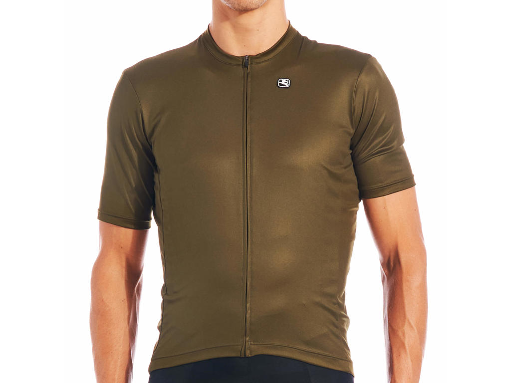 Giordana Fusion Cykeltrøje Korte ærmer Olive Str