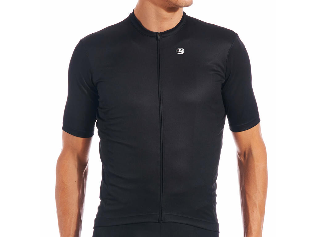 Giordana Fusion Cykeltrøje Korte ærmer Sort Str