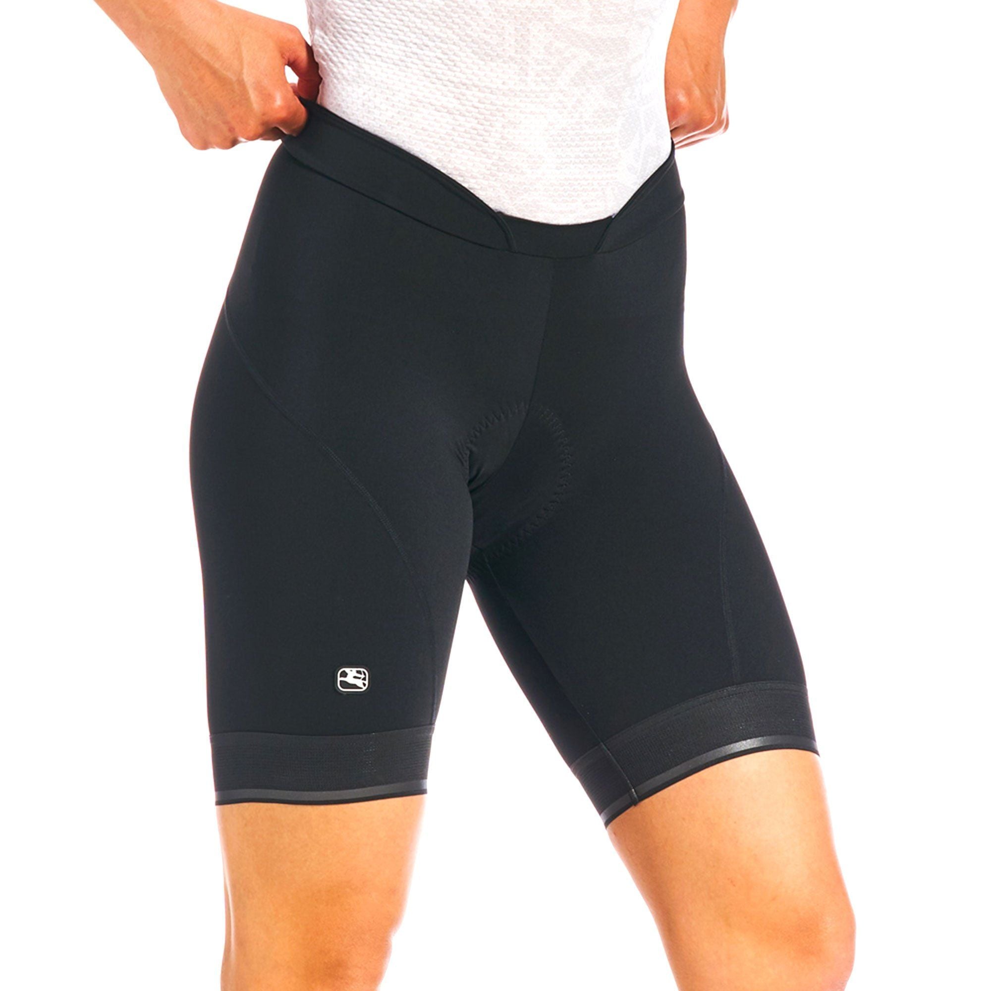 Giordana Shorts Fusion Dame Black   Arge