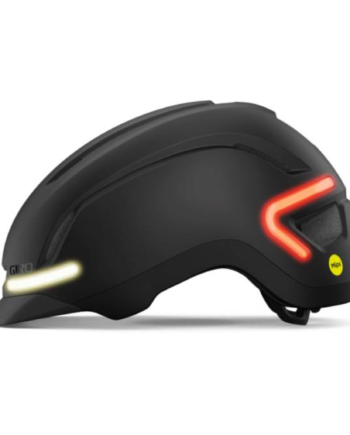 Giro Ethos Mips Mat Sort    59-63 Cm  Cykelhjelm Med Led     59-63 Cm
