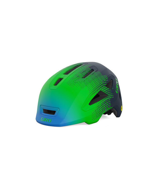 Giro Scamp Mips Ii Matte Blue   Green Towers Cykelhjelm Xs   45-49 Cm