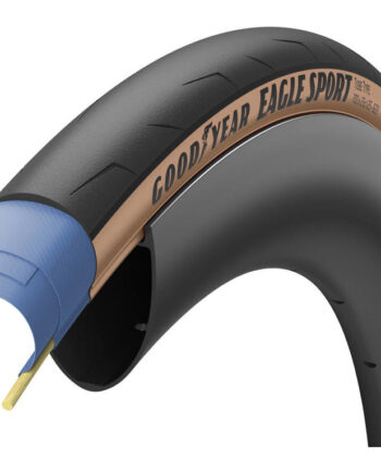 Goodyear Eagle Sport Tube Foldedæk Road 700x25c Sort Brun