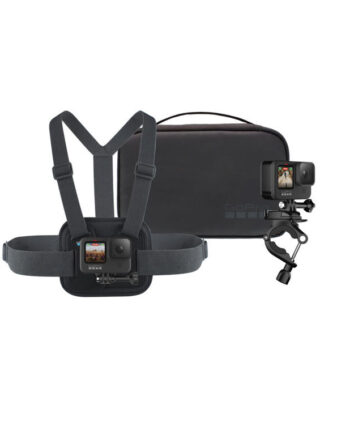 Gopro Sports Kit Med Brystadapter  Styradapter Samt Taske